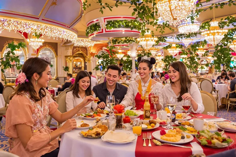 Chèque vacances à Disneyland : utilisation aux restaurants
