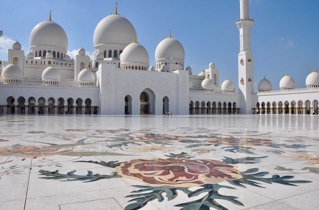 La superbe Grande Mosquée Sheikh Zayed à Abu Dhabi